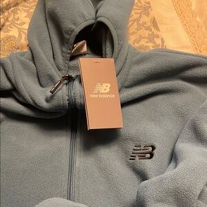 New Balance Steel Blue Fleece Jacket
